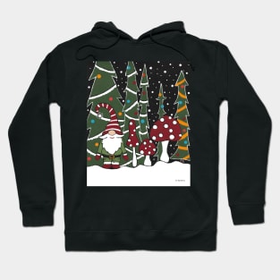 Ugly Christmas Sweater Gnome Village Hoodie